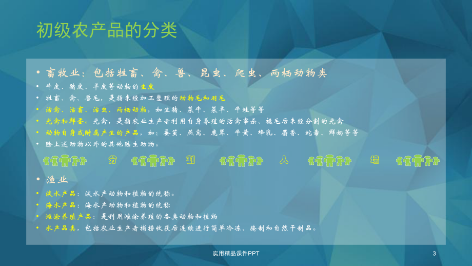 初级农产品分类基础培训 从概念到实践的系统指南